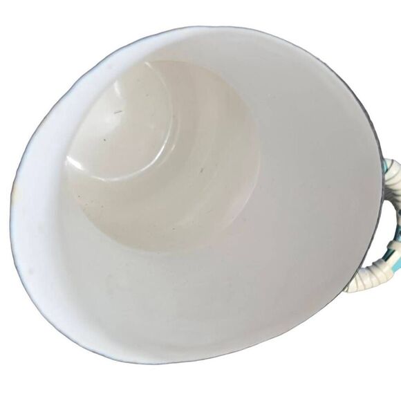 Vintage Dansk Denmark Kobenstyle Enamelware Enamel Blue Pitcher 10" size - Picture 7 of 7